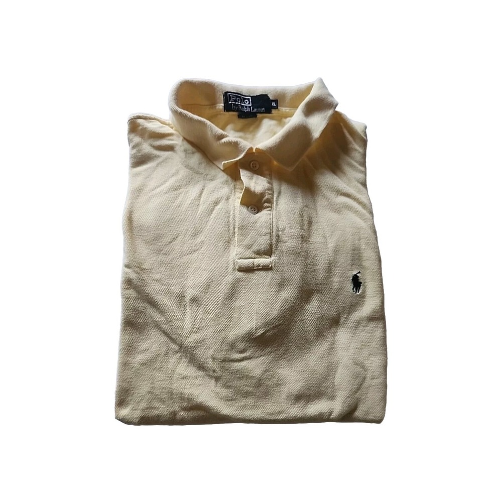 Polo Ralph Lauren Classic Fit Yellow Polo‎ Shirt Men's Size XL
